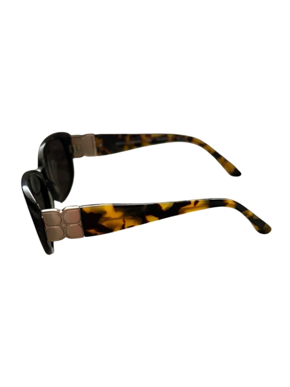 BCBGMaxazria Vintage Tortoise Shell Black Sunglasses - Picture 5 of 9